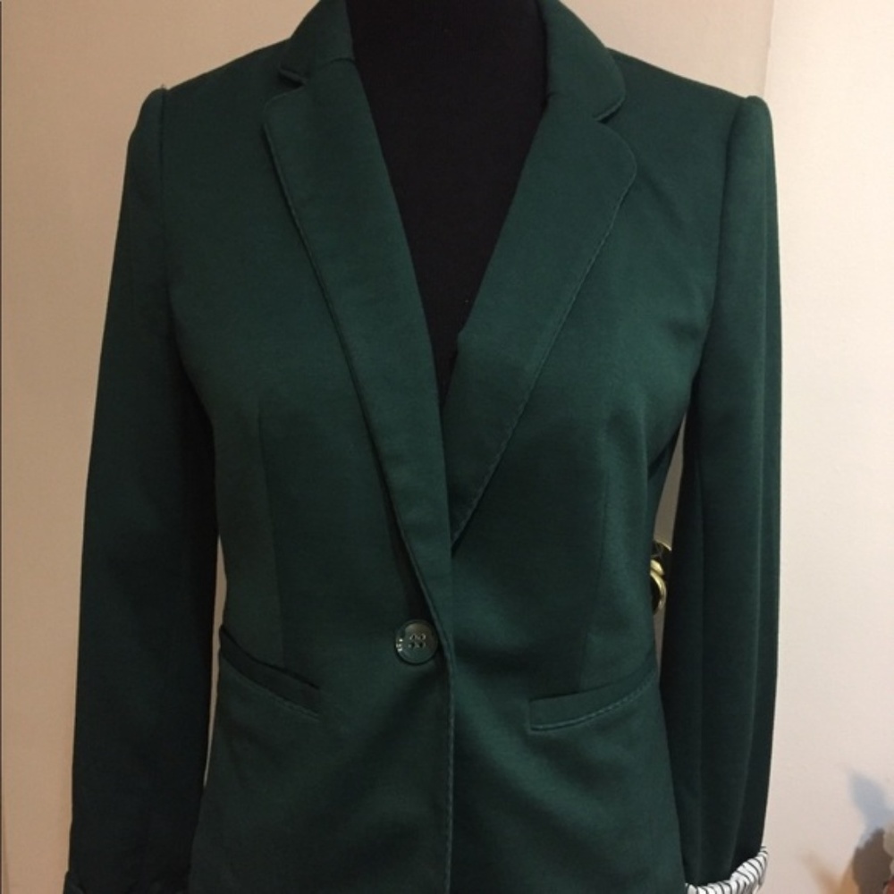 Green blazer jacket